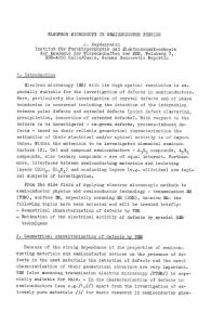 Electron microscopy in semiconductor physics