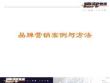 营销品牌大师卢泰宏（中山大学教授）之《品牌营销案例与方法》