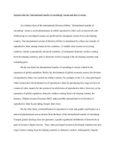 international transfer of caretaking - University of Iowa