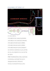 雷達(dá)波捕捉大黑馬指標(biāo)公式