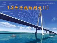 1.2平行线的判定(1) 课件ppt(浙教版八年级上 )