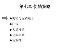 市场营销8-促销和分销策略