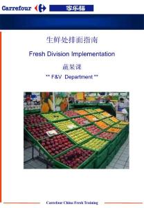 超市陈列解决方案－生鲜类（蔬果）05 Page  F&V Implementation