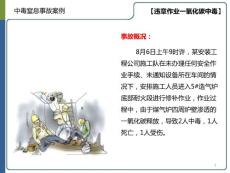 直接作業(yè)環(huán)節(jié)中毒窒息事故案例