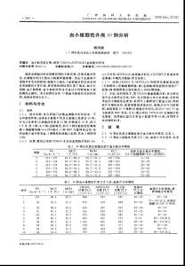 血小板假性升高10例分析