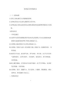 （精）傷寒論背誦條文