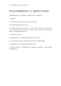 數據恢復公司 硬盤的引導流程