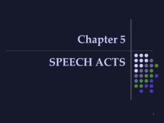 语用学SPEECH ACTS