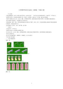 小学数学知识