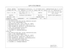 监理工程12月概况表