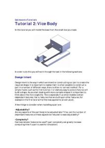 solidworks简单英文自学教程2--VICE BODY