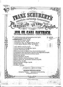 改编舒伯特作品 钢琴谱 Schubert－Dietrich 3 heroische marsche op27 乐谱