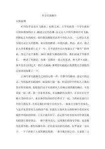 实践报告
