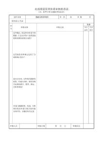 IRIS内审检查表-数据分析