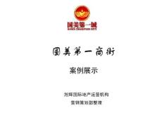 商业地产北京国美第一城商业项目招商方案