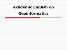 Academic English on Geoinformatics-02