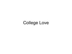 College_Love（大学的恋爱）