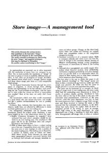 Store image— A management