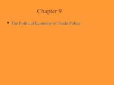 克鲁格曼国际经济学(第六版)的教师手册(含英文习题答案)ch09