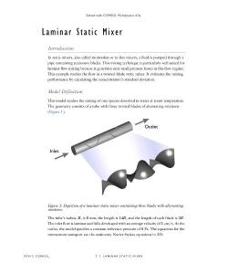 Laminar Static Mixer:层流静态混合器