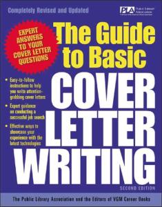 The Guide to Basic Cover Letter Writing 求職信寫作指導 英文版