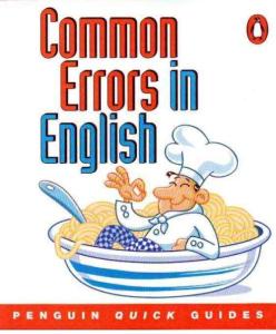 Common Errors in English 常見英語錯誤