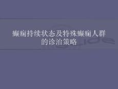 中国癫痫诊疗指南-癫痫持续状态