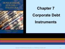 固定收益证券Corporate Debt Instruments