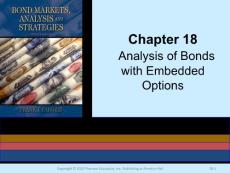 固定收益证券Analysis of Bonds with Embedded Options
