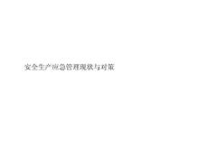1.應急治理近況與對策-090727A[整理版]