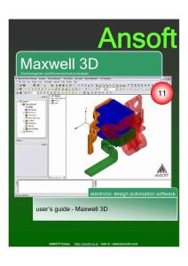 Ansoft Maxwell V11-3D_user’s guide(238)