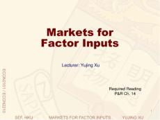 Factor Inputs