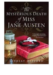 Lindsay Ashford - The Mysterious Death of Miss Jane Austen (v5.0) (epub)