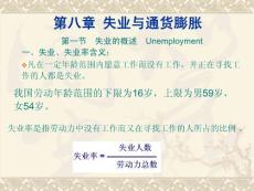 宏觀經(jīng)濟學(xué)第十八章失業(yè)與通貨膨脹
